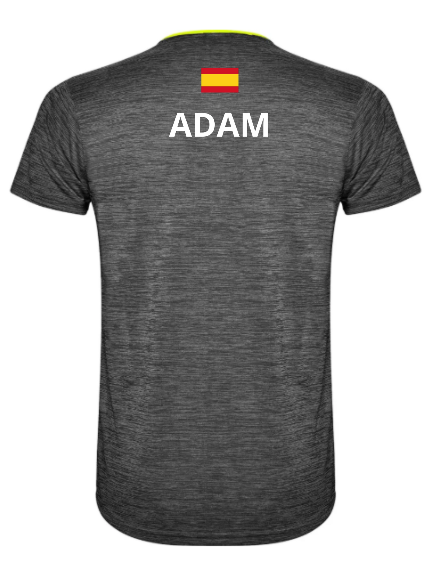 T-shirt NOP Jaune avec Prénom/Alias et Drapeau