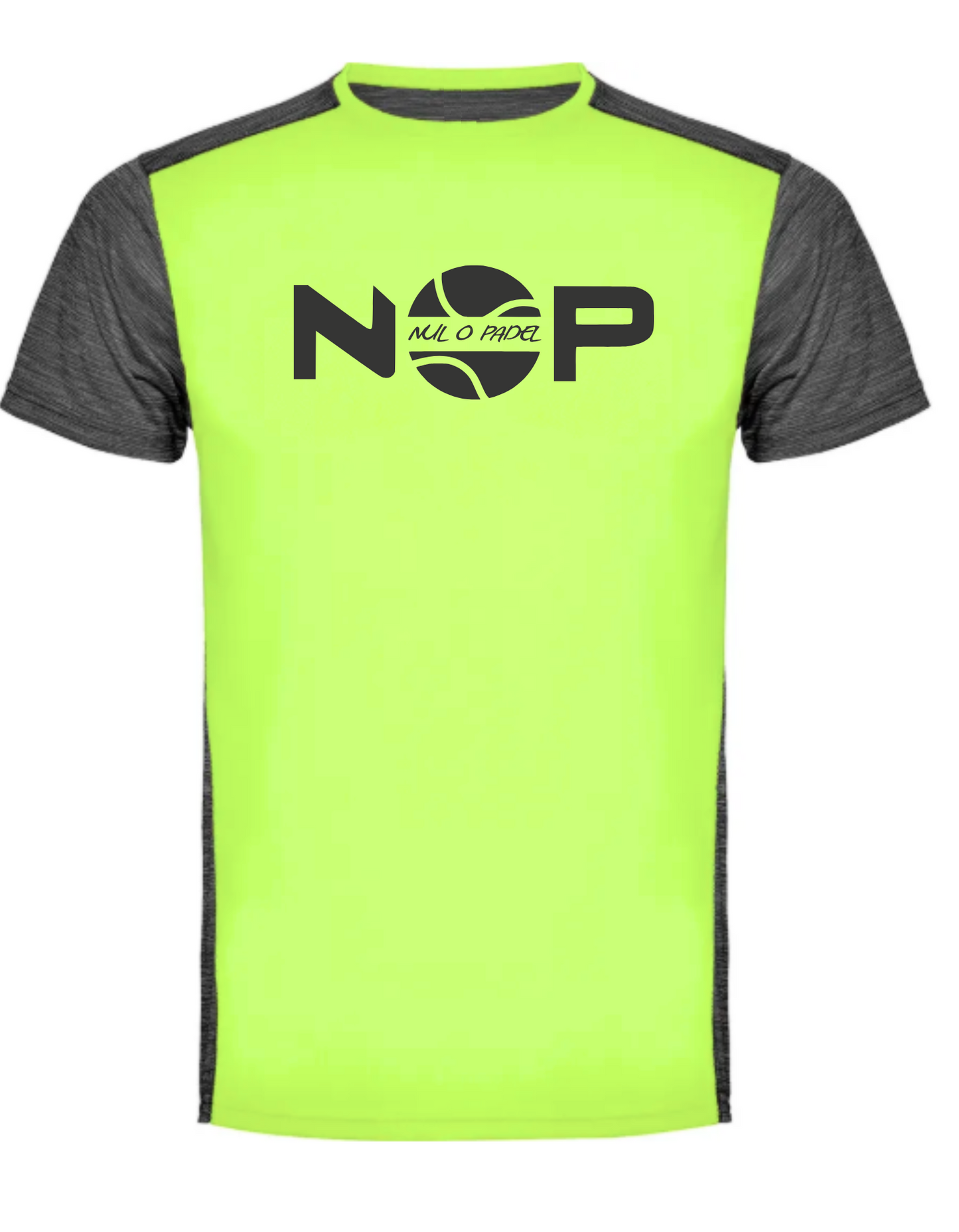 T-shirt NOP Jaune avec Prénom/Alias et 2 Drapeaux