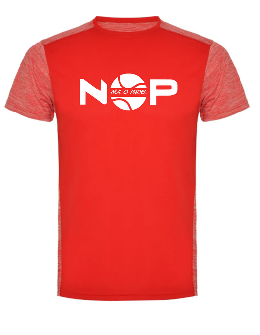 T-shirt NOP "Double Faute" Rouge
