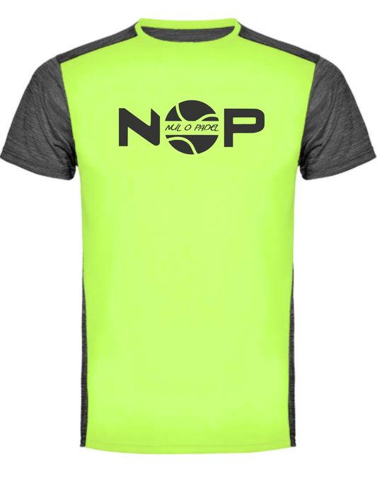 T-shirt NOP "Double Faute" Jaune