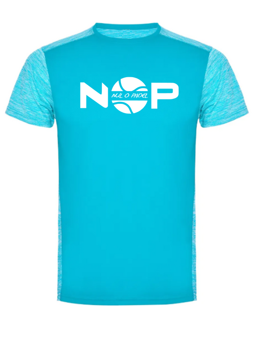 T-shirt NOP "Double Faute" Bleu